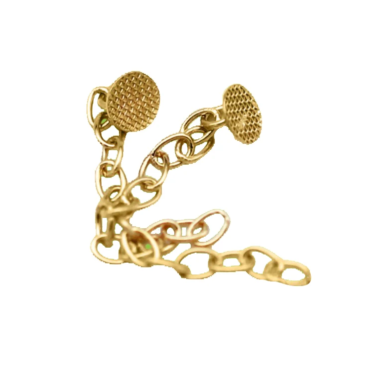 Buy 2PCS Dental Orthodontic Button Chain Gold Plated