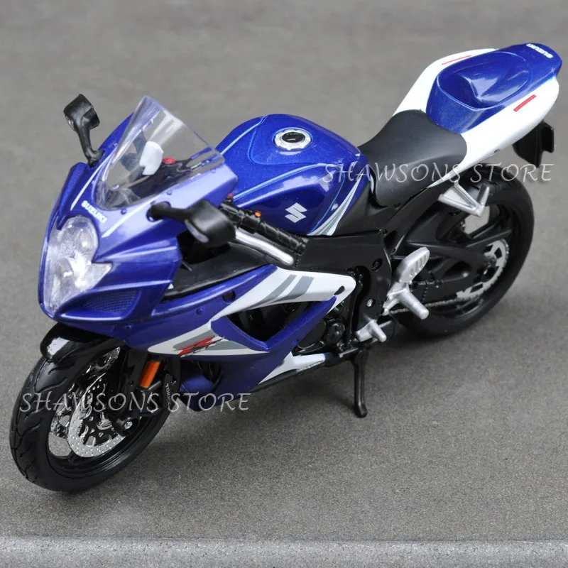 Литые игрушечные модели MAISTO 1:12 SUZUKI GSX-R750 спортивный велосипед миниатюрный мотоцикл Реплика