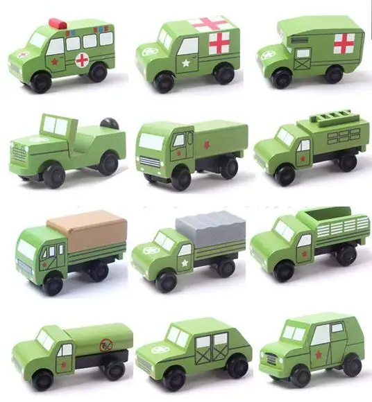 

Delivery is free, and the wind wooden movable car model, children's toys, craft decoration 12 pieces, model car, mini car