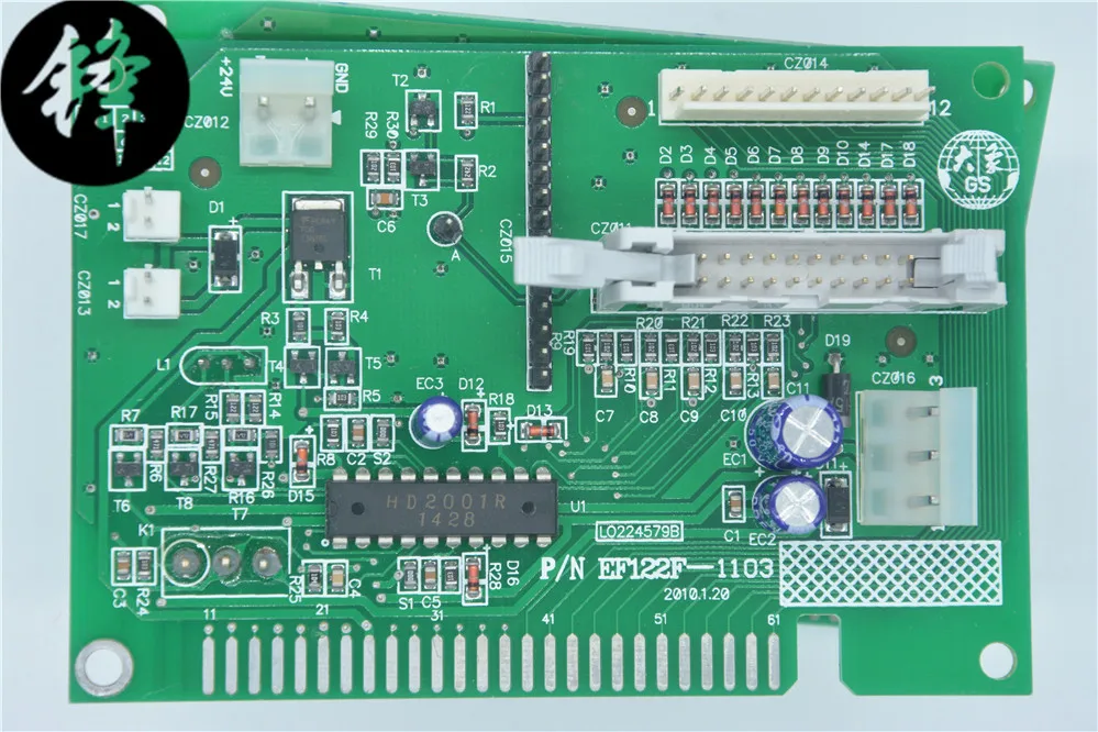 Аксессуары для компьютерной вышивальной машины-EF122F twelve pin Подлинная плата сигнализации DAHAO печатная плата