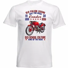2019 nuevas camisetas de manga corta a la moda para hombres, camisetas de cuello redondo, Vintage, italiana, para Moto y Condor, divertidas camisetas