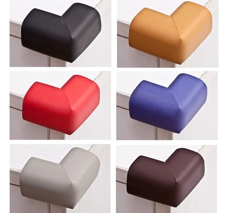 MOTOHOOD 10pcs Kids Baby Soft Safety Table Corner Edge Guard Protection Cover Children Multicolor Edge & Corner Guards (5)