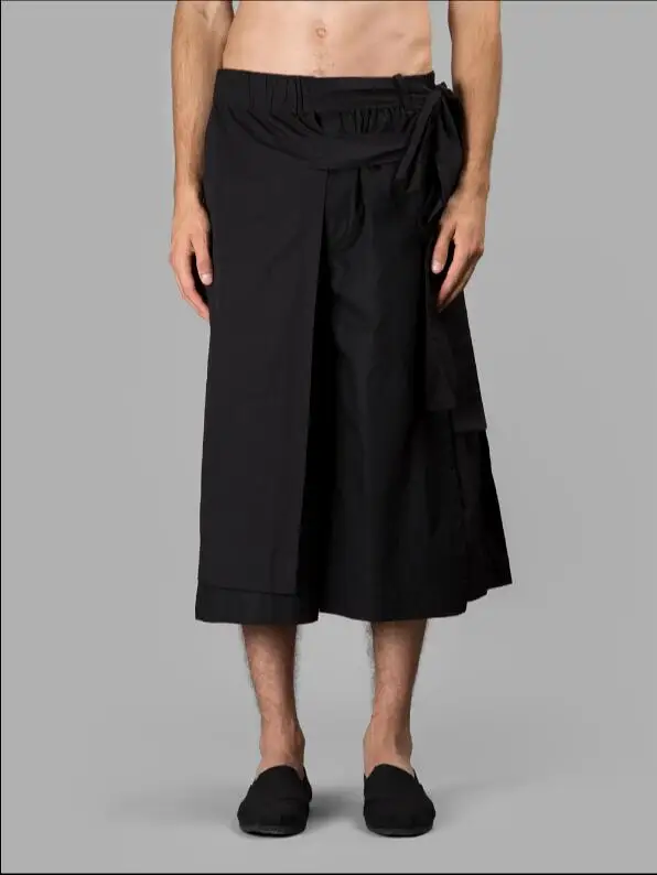 Новый мужской парикмахерский модный многослойный дизайн разборки мужские брюки