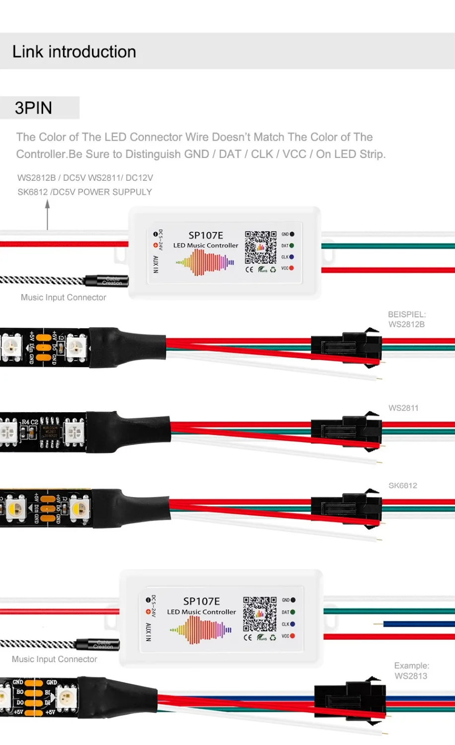 RGB Светодиодная лента светильник DC 12 В светодиодный ТВ гибкая лента лампа для кухни Светодиодная лента RGB Водонепроницаемая с пультом дистанционного управления SP107E