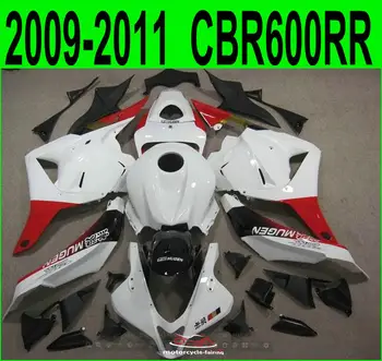

Hot sale fairings For Honda CBR 600RR 2009 2011 2012 ( White red ) cbr600 rr 09 10 11 Fairing kit SZ63