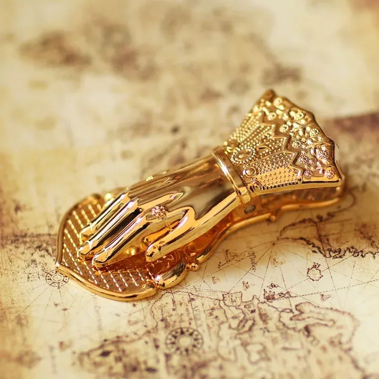 

Limited! Lady's Hand Vintage Punch Clip Hand-shaped Book Clip Metal Gold-plated Sleeve