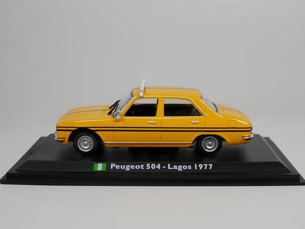 Модель leo 1:43 peugeot 504 Лагос такси 1977 Нигерия литье под давлением модель