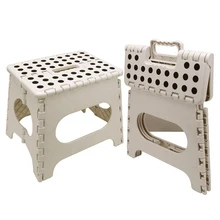Travel Outdoor camping Folding Step Stool Plastic Carrying handle Portable Folding Chair Anti-slip Bathroom Stool 29x22x27CM цена Travel Outdoor camping Folding Step Stool Plastic Carrying handle Portable Folding Chair Anti-slip Bathroom Stool 29x22x27CM цены онлайн
