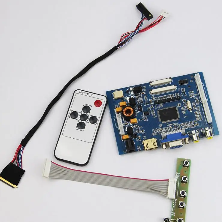 

(HDMI+VGA+2AV+AUDIO) Controller Board For N070ICG LD1 LD3 LD4 L21 7" 7Inch TFT 1280*800 IPS LCD Display