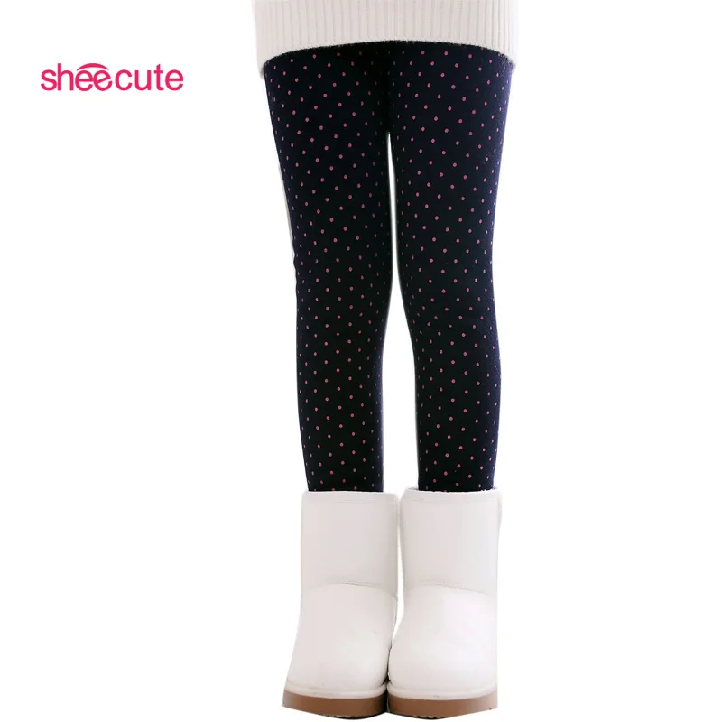 Sheecute Lente Herfst Winter Nieuwe Mode Kinderen 3-11 Jaar Katoen Warme Broek Meisjes Kidstrousers Print Legging