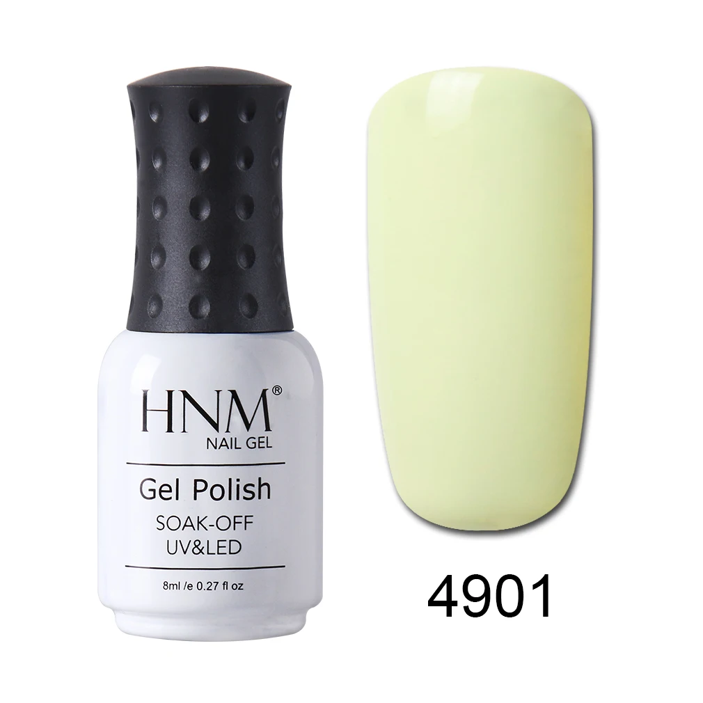 HNM 8 мл Лак для ногтей светильник цветной Nagellak УФ светодиодный лак для ногтей Vernis Полуперманентная краска для грунтовки гель лак Vernis a Ongle - Цвет: 4901