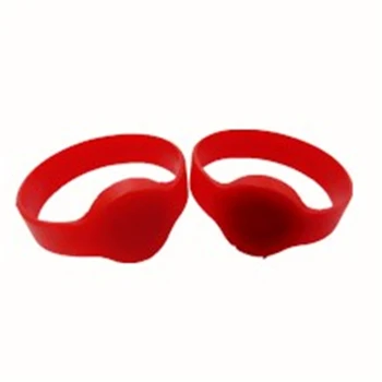 

Custom TK4100 125KHz TK4100 Red Wristband