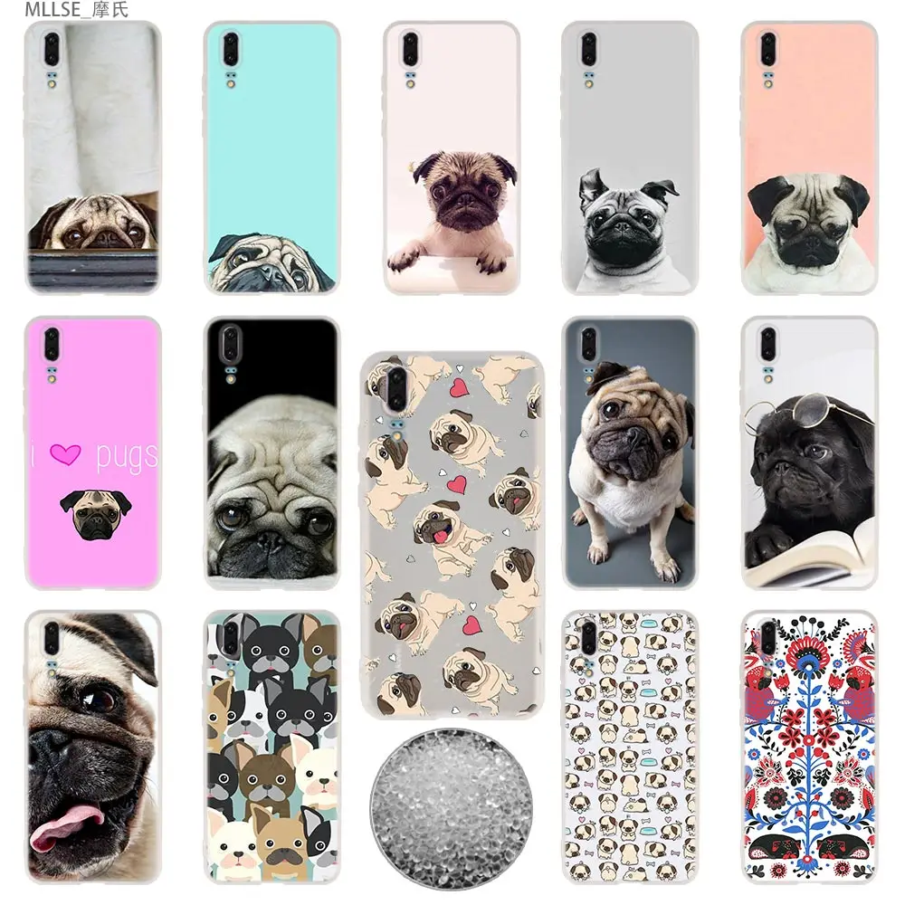 Чехлы Роскошные Силиконовые Мягкие для Huawei P50 P40 P30 P20 Pro P10 Lite P Smart Z 2020 2019 щенков
