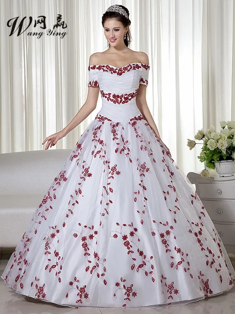 2017 nuevo invierno barato partido simple vestido de novia blanco