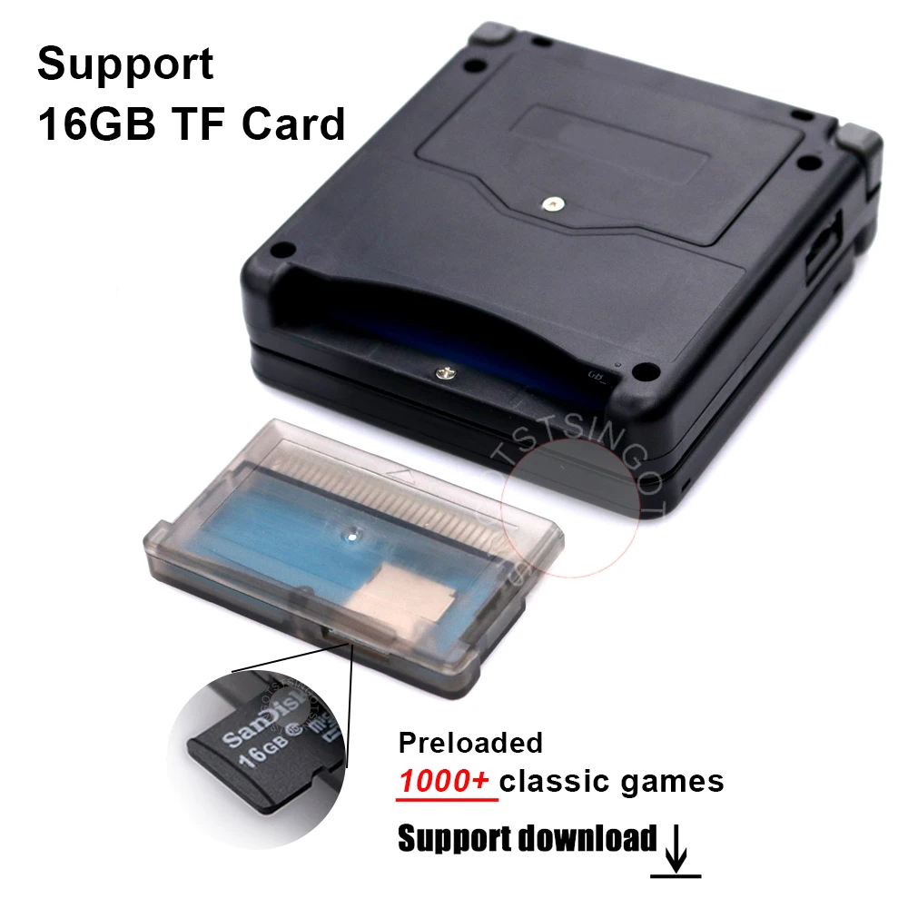 TSINGO 32 бит 3," GB станция портативный игровой плеер 268 игр внутри мини ретро игровая консоль 16 Гб Поддержка карт для аркадных игр/MD/CPS