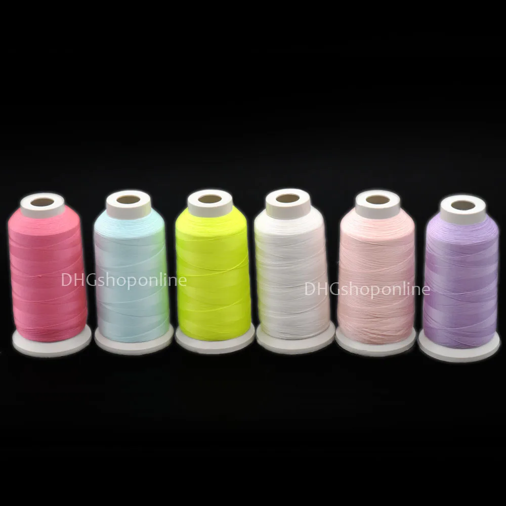Buy 3000 Yards Machine Embroidery Threads Glow In The