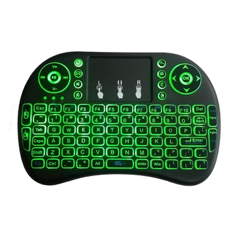 

Wireless Mini Keyboard 3 colors Backlit lithium battery backlight Keyboard Air Mouse Touchpad Handheld for Android TV BOX Laptop