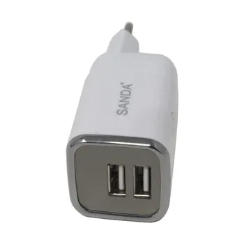 

Sanda-Cargador travel 2 ports USB