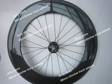 88mm clincher track wheels fixed gear carbon wheel,700C single speed flip-flop hub,only rear wheel