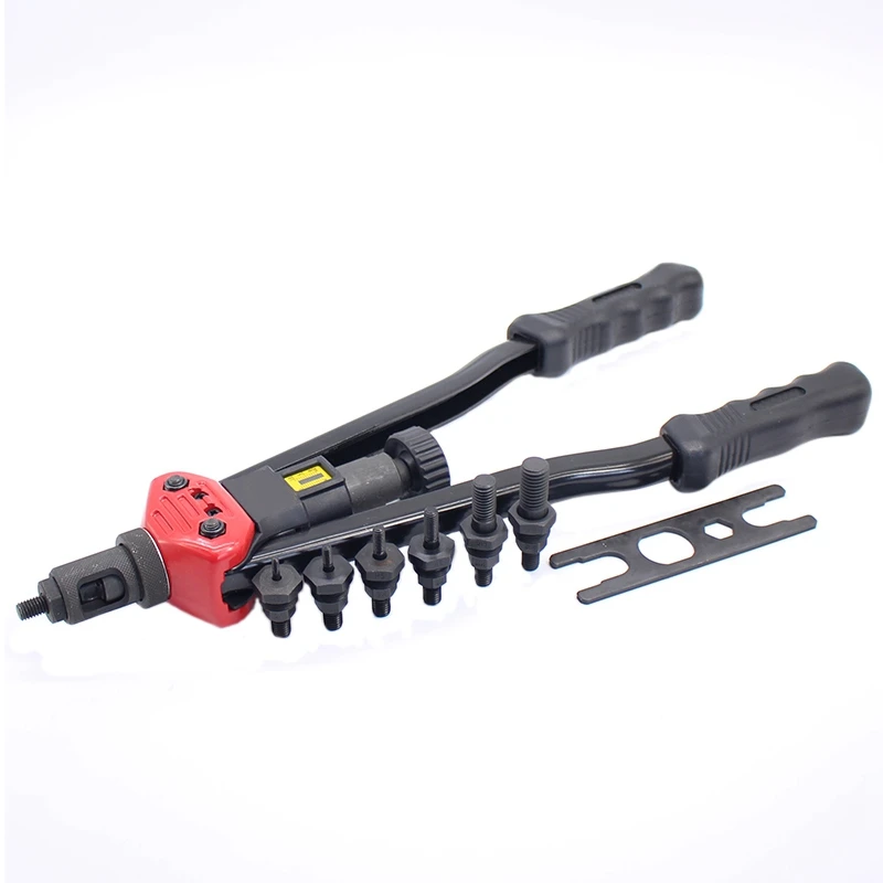 

16 inch (400Mm) Heavy Duty Double Hand Manual Riveter Hand Riveting Tool Hand Rivet Nut M3/M4/M5/M6/M8/M10/M12