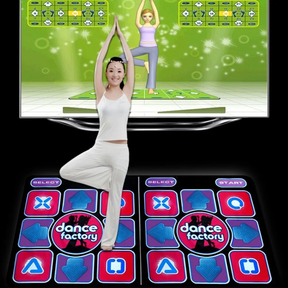 Dance Pad Dancing Mat Step Dancer Non Slip Blanket For PC With USB Bodybuilding Fitness