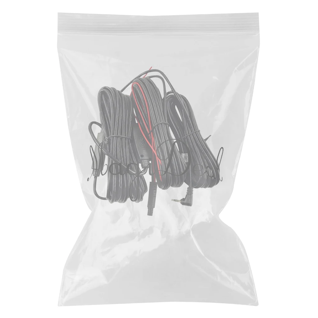 Universal Car Rear View Reverse Camera Recorder 5Pin to 2.5mm Cable with Amplifier Resist Corrosion Provide Durability