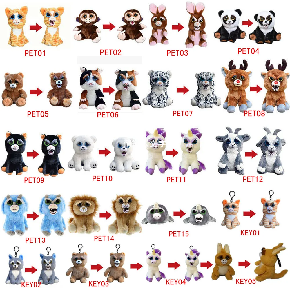 William Mark Feisty Pets Plush Stuffed Funny font b Toy b font Bear Sammy Glenda Unicorn