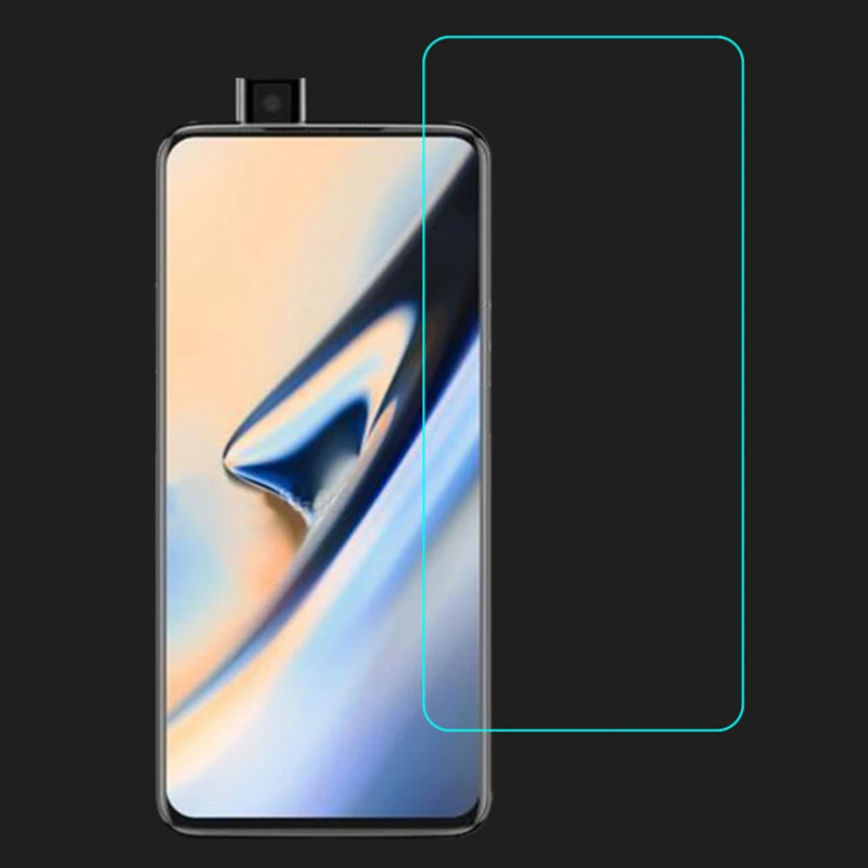 

2PCS/lot 9H Transparent Tempered Glass For Oneplus 7 7 Pro 1+7 Screen Protector Toughened Glass Protective Film For One Plus 7