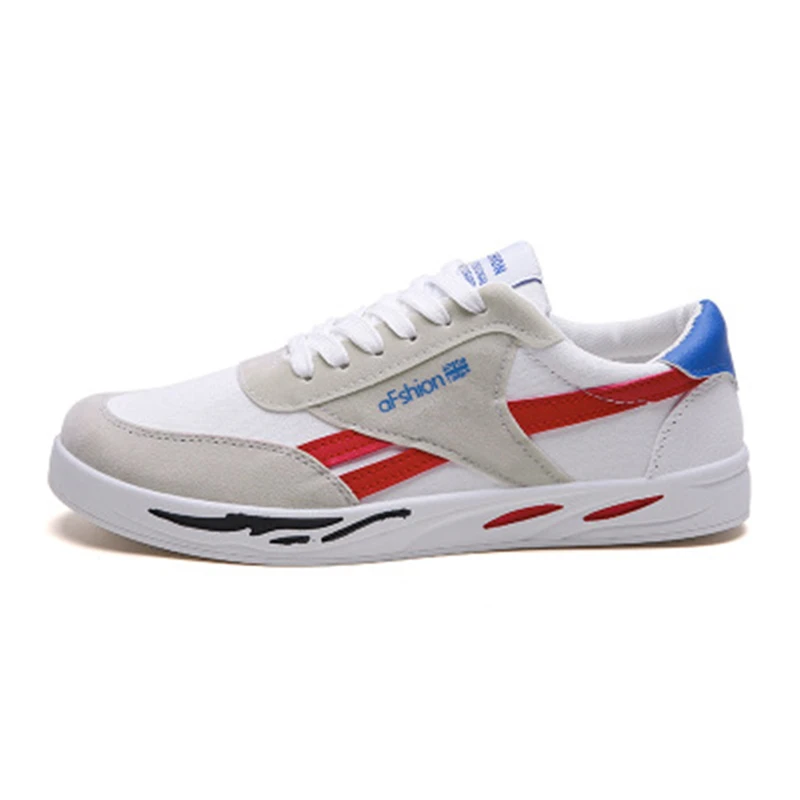 

men shoes Canvas shoes Sneakers 2019 Solid Lace-up schoenen mannen