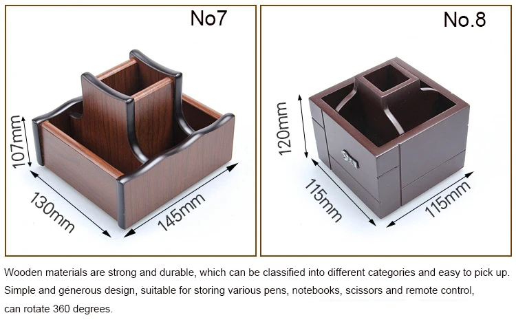 Держатель для ручек, настольная Новая мода, многофункциональная деревянная коробка для хранения, офисные принадлежности, канцелярские принадлежности, коробка для ручек, держатель ручек, набор