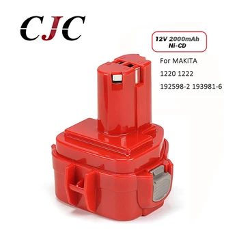 

2000mAh 12V Ni-CD 2.0Ah Replacement Power Tool Rechargeable Battery for Makita PA12 192681-5 1220 1233 1201 1222 1223 1235
