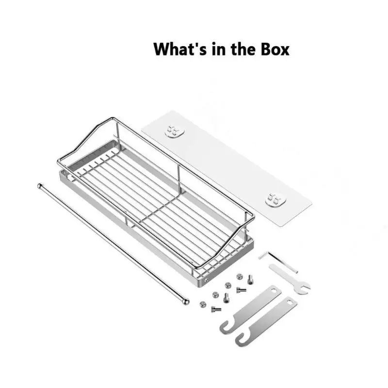 Клейкая бумага держатель для полотенец полка из нержавеющей стали настенное крепление корзина для хранения