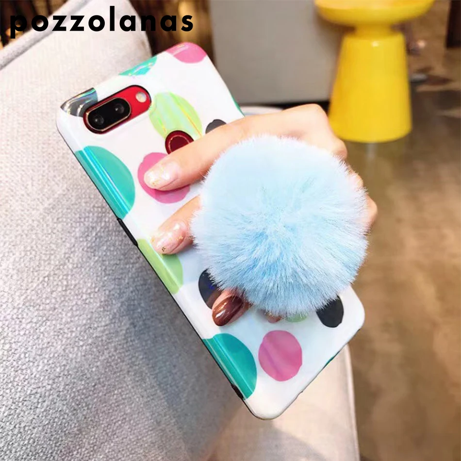 Pozzolanas Univeral Lazy Mobile Phone Holder Accessory cute Plush Colorful Adjustable Cellphone Tablet Desktop Holder Stand