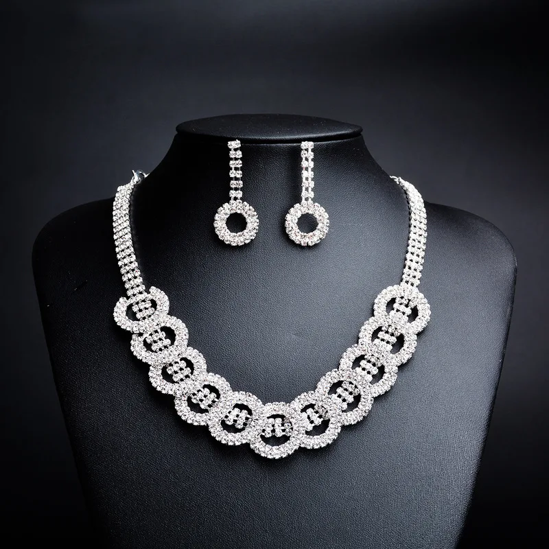 Jewelry & Accessories,Fashion Jewelry Sets. Bridal jewelry, Wedding jewelry, Zircon necklace earrings set Jewelry & Accessories,Fashion Jewelry Sets. Bridal jewelry, Wedding jewelry, Zircon necklace earrings set
