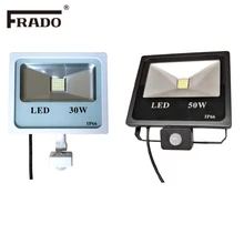 

New Arrival 10W20W 50W Refletorr LED flood lamp with motion sensor LED Flood Light Searchlight With Pir Motion Sensor yard lam