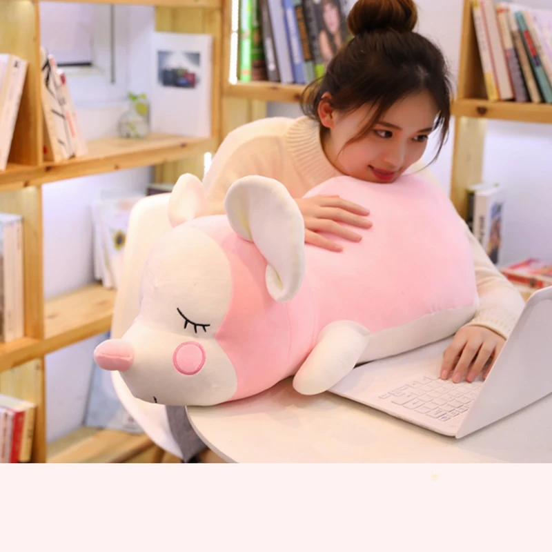 

One Greatly 75cm Mouse Soft Stuffed plush toys Rat Boy Pillow Plush toys Pillow bed dolls Rag doll A birthday present