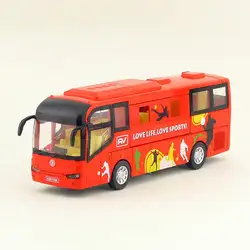 Литой металлической игрушки/звук и свет задерживаете образования Car/DIY путешествия Кемпинг автобус/подарок для детей /образовательной