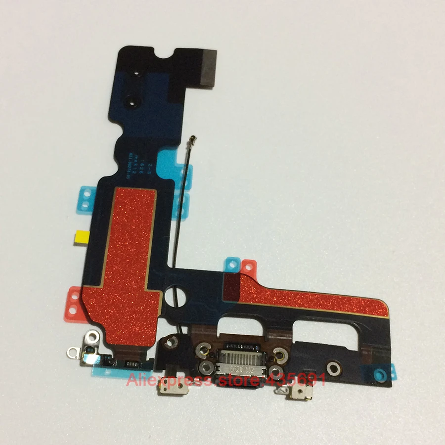 Зарядный порт USB зарядная док-станция с микрофонная Антенна гибкий кабель для iPhone 7 Plus 5," Запасная часть