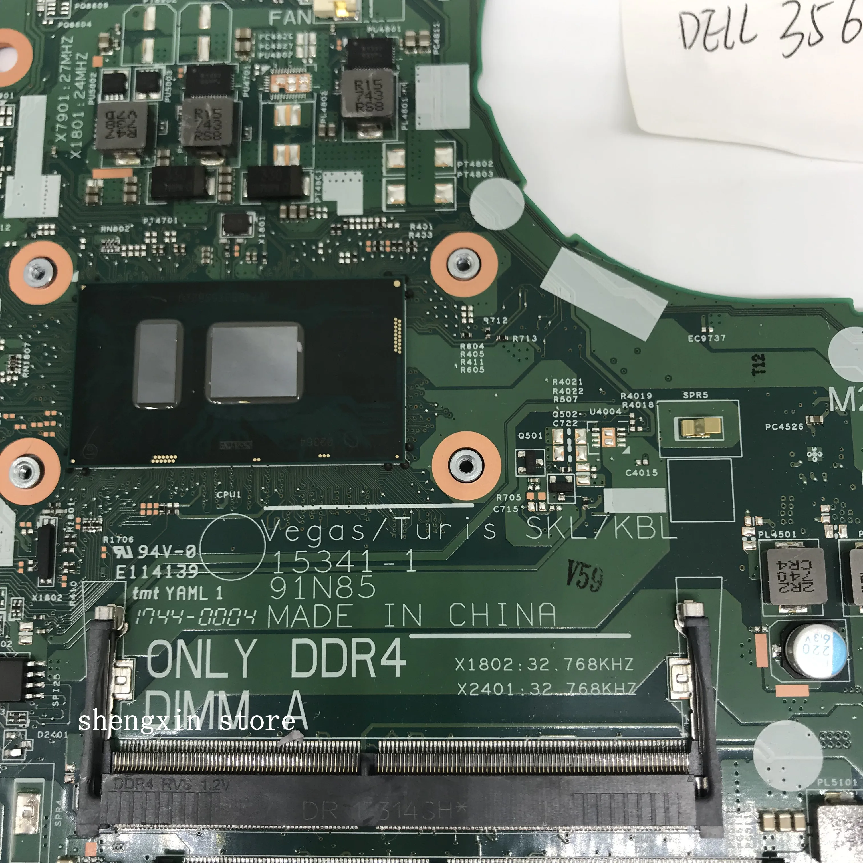 price reduction  For Dell Vostro 3567 3467 3568 3468 Laptop Motherboard SR2ZU I5-7200U DKK57 0DKK57 CN-0DKK57 15341-