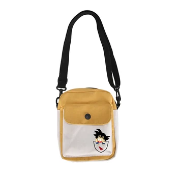 

Dragon Ball Japanese Design Crossbody Messener Bag Women Canvas Shoulder Bags Casual Phone Clutch Purse Bags