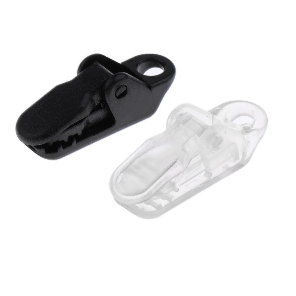 10pcs Plastic Tent Clamp Tarp Clips for Outdoor Camping Canopy Awning Clamp Cover Tighten Snap Emergency Survival Tool Accessory