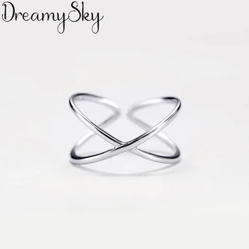 

Exaggerated Personality 925 Sterling Silver Cross Rings For Women Wedding Jewelry Vintage S925 Open Antique Ring Anillos