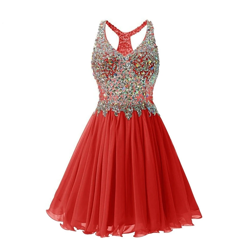 V-neck-Short-Prom-Dresses-2018-Cheap-Plus-Size-Crystal-Beaded-Chiffon-A-line-Party-Homecoming (4)