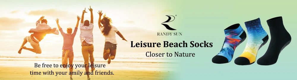RANDY SUN пляжный волейбол, Пляжные Носки, 2 пары бесшовные быстросохнущие подходящие Аква водные виды спорта йога, песочные упражнения, бег трусцой