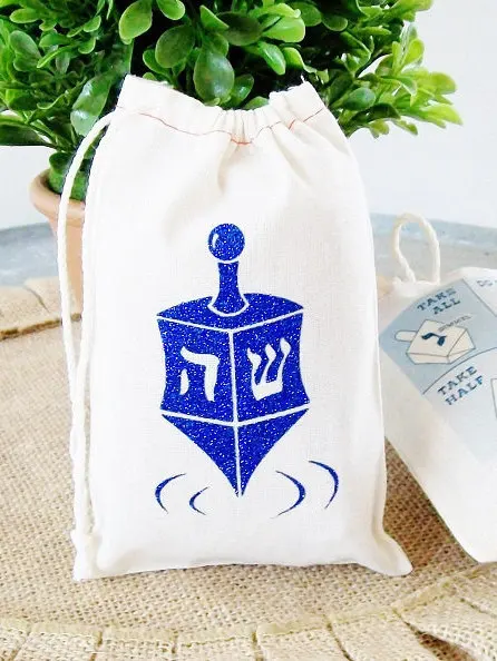 

personalized Happy Hanukkah muslim bag Gift Card Holder Wraps party Stocking Stuffer favor gift muslim bags