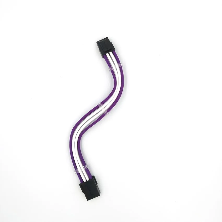 CPU 8Pin Purple_White_Extension_cable