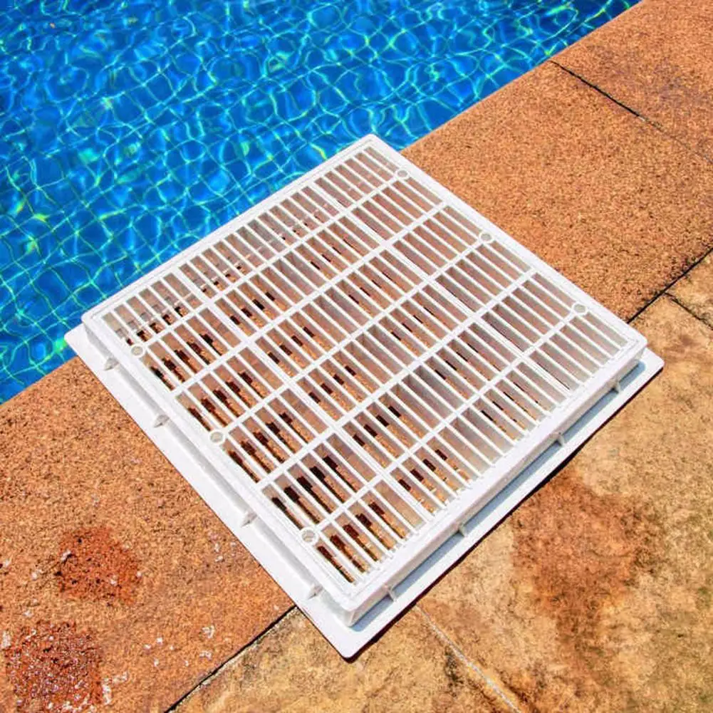 

30cm Floor Drain Cover Replacement Square Main Drainer for Swimming Pool