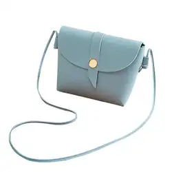 PU дамы кроссбоди мешок простой Курьерские сумки одноцветное мини-сумка для Для женщин 2018 женский Сумки Высокое качество Bolsos Mujer