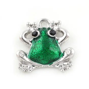 

Free Shipping! 100pcs Frog Hang Pendant Charms Fit Bag