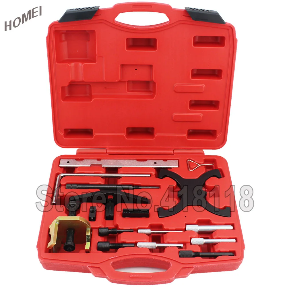 

Engine Setting/Locking Combination Kit MASTER ENGINE TIMING TOOL SET FITS For FORD 1.4 1.6 Ti VCT TDCi 1.8 2.0 16V 2.2 TDCi